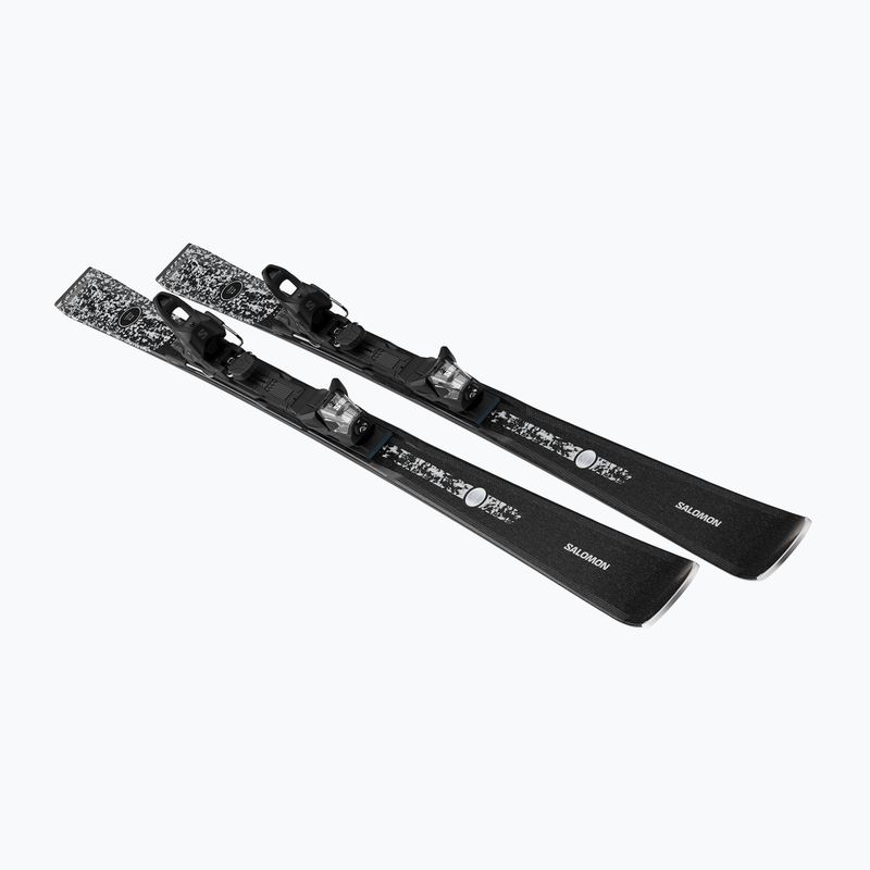 Лижі гірські жіночі + кріплення Salomon S/Max N°8 Black + M10 GW black/glitter 3