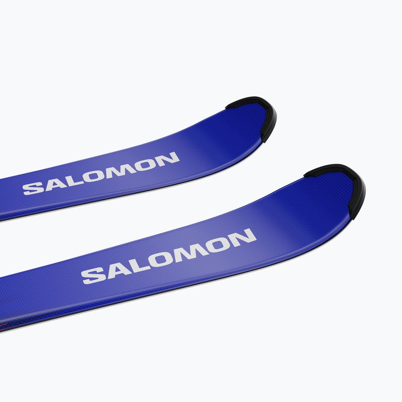Лижі гірські дитячі + кріплення Salomon Equipe Jr S + C5 GW race blue/equipe red 5