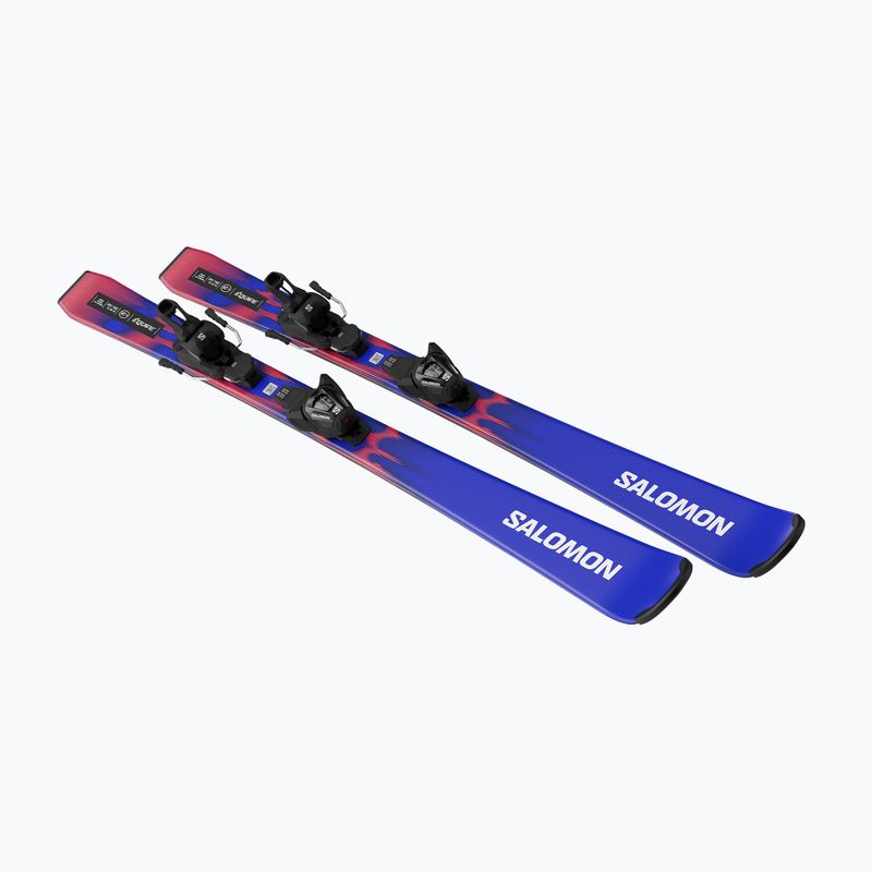 Лижі гірські дитячі + кріплення Salomon Equipe MT JR + L6 GW race blue/equipe red 4