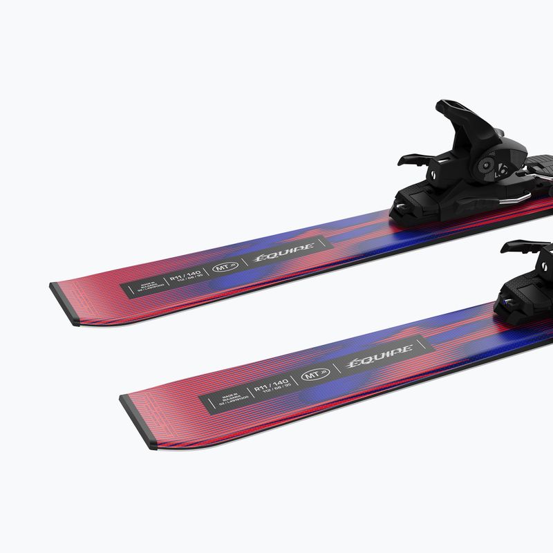 Лижі гірські дитячі + кріплення Salomon Equipe MT JR + L6 GW race blue/equipe red 7