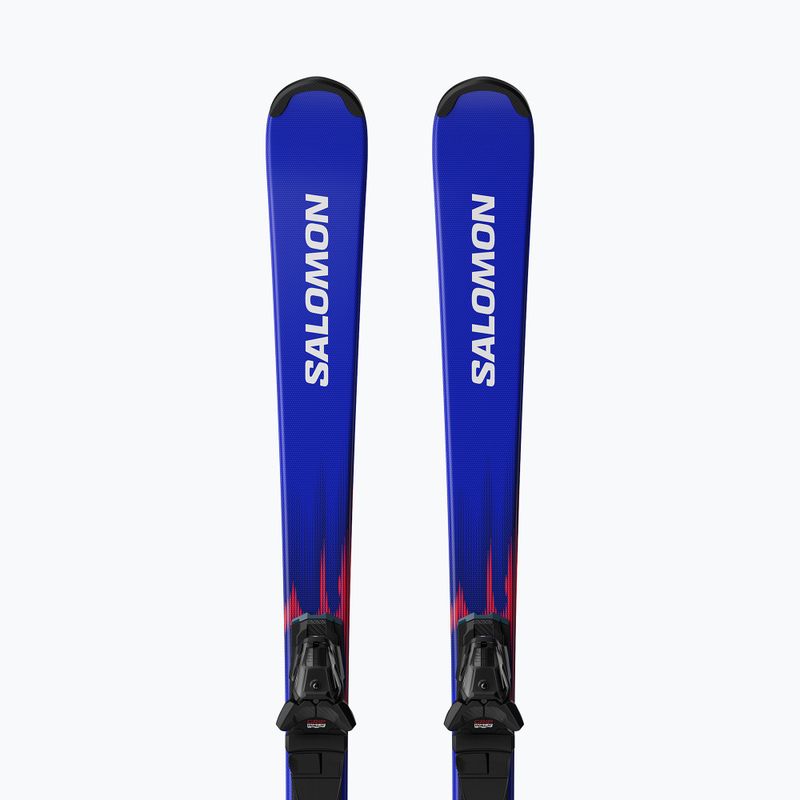 Лижі гірські дитячі + кріплення Salomon Equipe MT JR + M10 GW race blue/equipe red 5