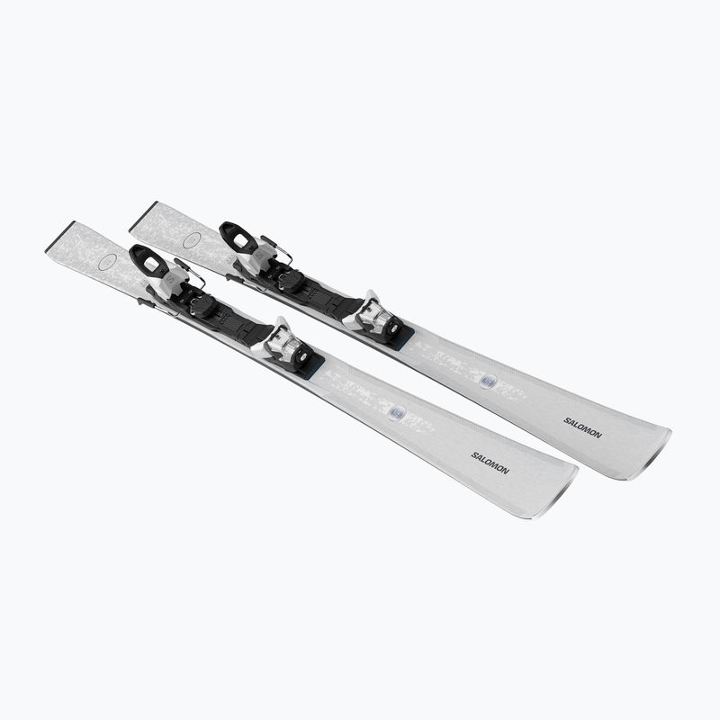 Лижі гірські жіночі + кріплення Salomon S/Max N°8 Silver + M10 GW silver met./glitter 3