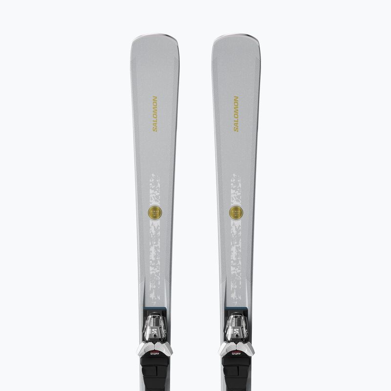 Лижі гірські жіночі + кріплення Salomon S/Max N°10 + M10 GW silver met/glitter 3