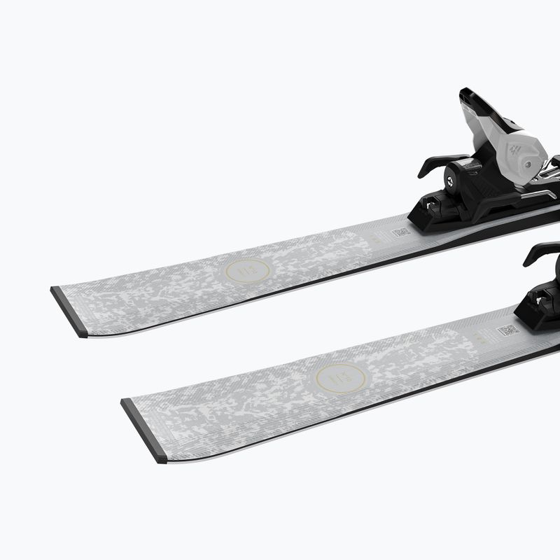 Лижі гірські жіночі + кріплення Salomon S/Max N°10 + M10 GW silver met/glitter 4