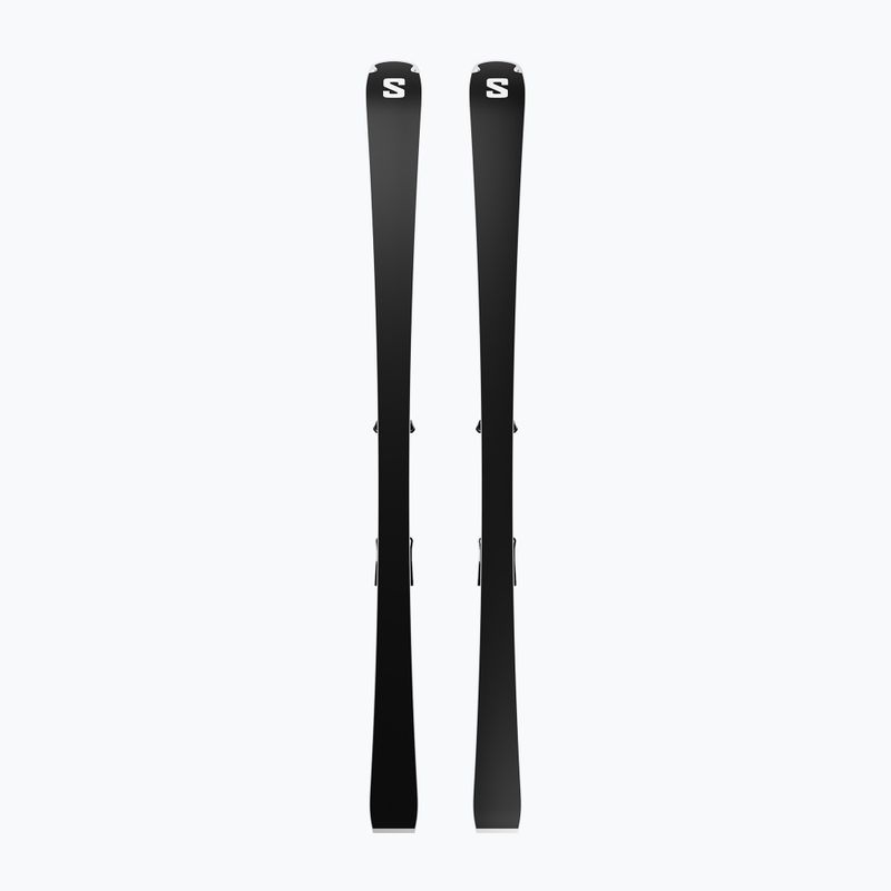 Лижі гірські + кріплення Salomon S/Max 12 + I12 GW silver/black 2