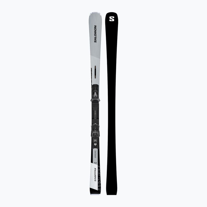 Лижі гірські + кріплення Salomon S/Max 12 + I12 GW silver/black 3