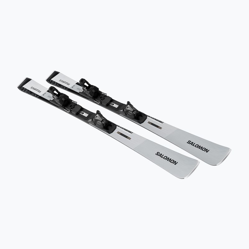 Лижі гірські + кріплення Salomon S/Max 12 + I12 GW silver/black 4