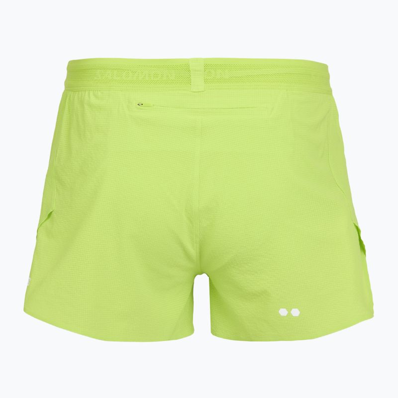 Шорти для бігу чоловічі Salomon Sense Aero SPLT 3" acid lime 2