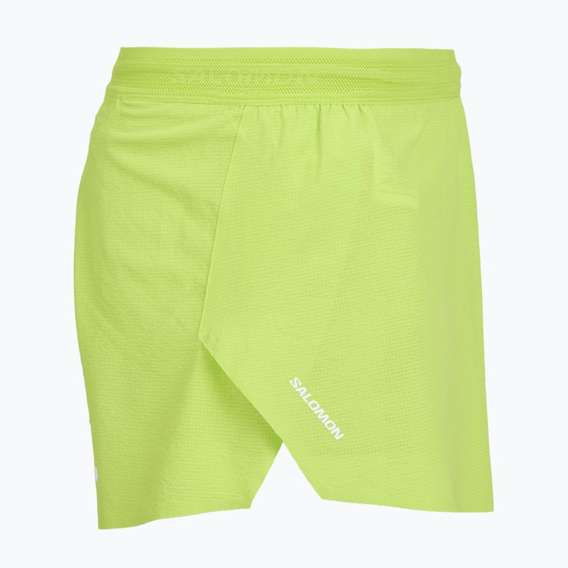 Шорти для бігу чоловічі Salomon Sense Aero SPLT 3" acid lime 4