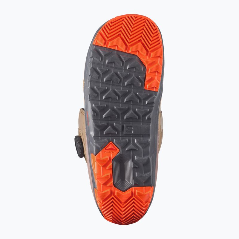 Черевики сноубордні чоловічі Salomon Launch Boa SJ Boa kelp/brown lentil/dragon fire 3