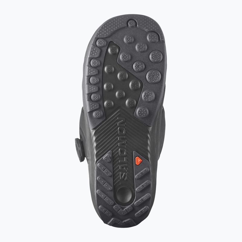 Черевики сноубордні чоловічі Salomon Dialogue Dual Boa Wide black/black/asphalt 3