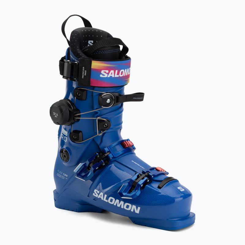 Черевики лижні чоловічі Salomon S/Pro Alpha C BOA 130 race blue/white/equipe red