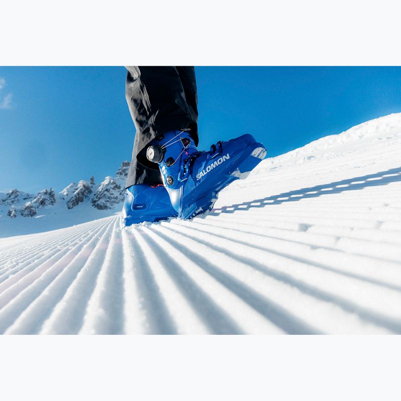 Черевики лижні чоловічі Salomon S/Pro Alpha C BOA 130 race blue/white/equipe red 7