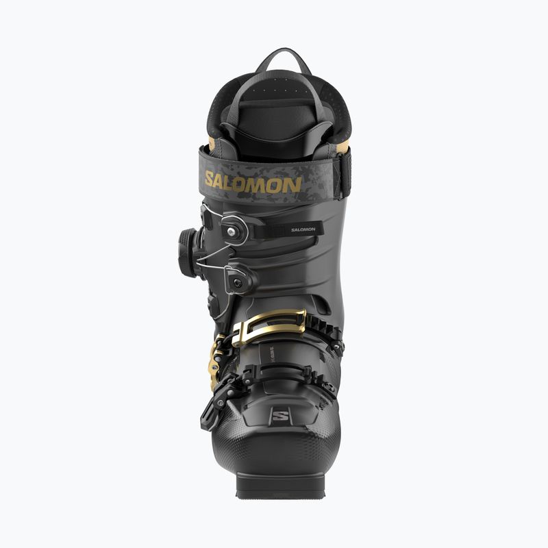 Черевики лижні жіночі Salomon S/Pro Alpha C Boa 95 W black/gold met./dark grey met 3