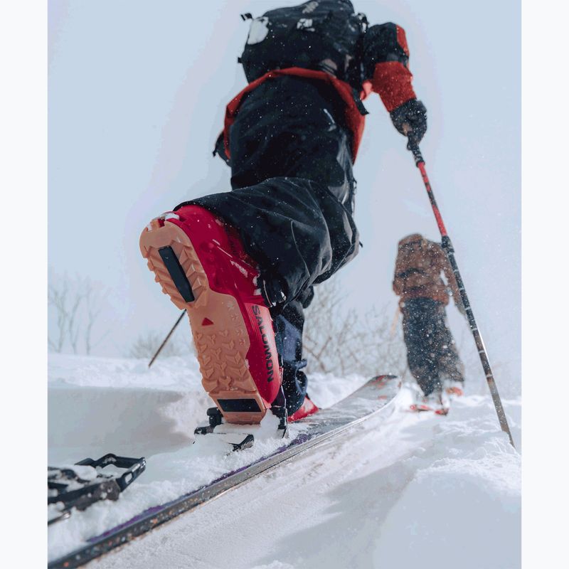 Черевики лижні чоловічі Salomon S/Lab Shift Alpha Boa 140 raspberry/black/pansy 6