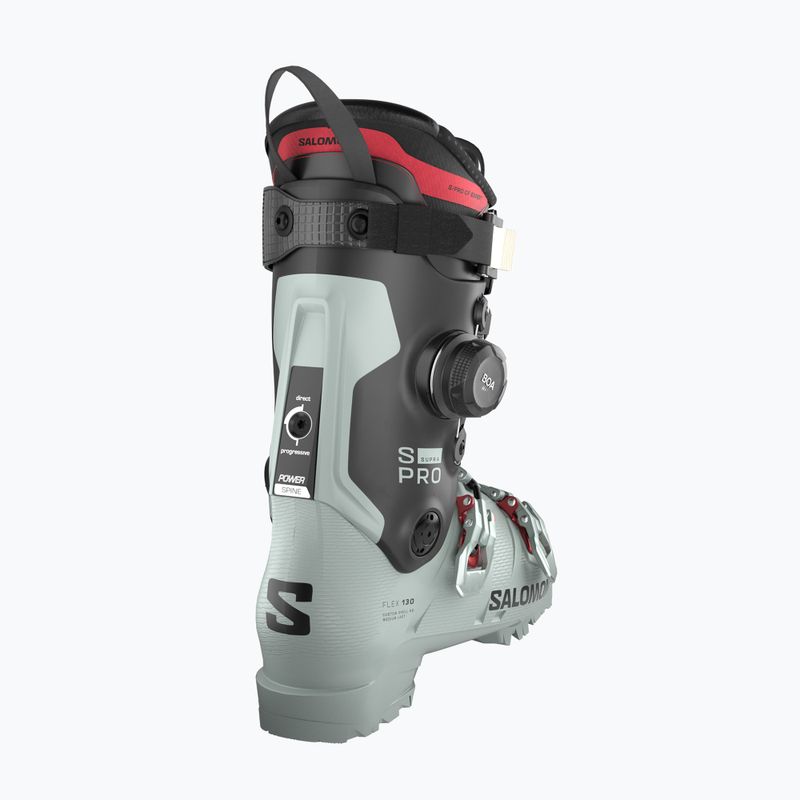 Чоботи лижні чоловічі Salomon S/Pro Supra Boa 130 wrought iron/black/samba met. 3