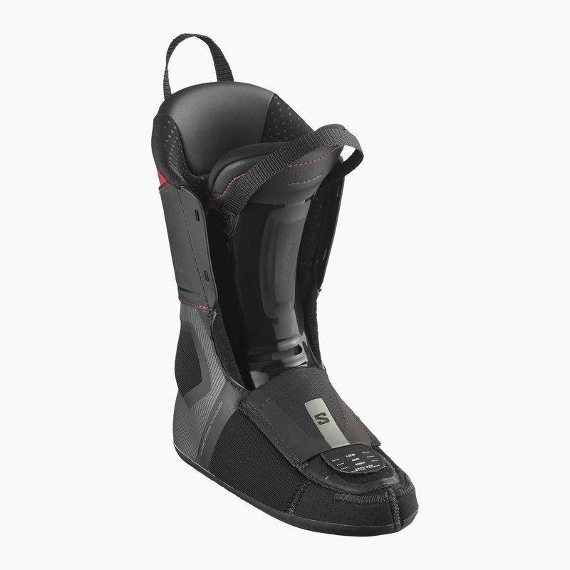 Чоботи лижні чоловічі Salomon S/Pro Supra Boa 130 wrought iron/black/samba met. 5