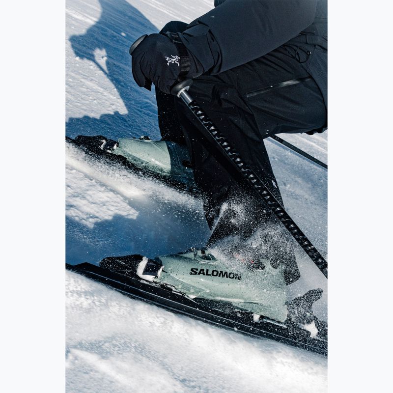Чоботи лижні чоловічі Salomon S/Pro Alpha C Boa 130 wrought iron/black/raspberry 9