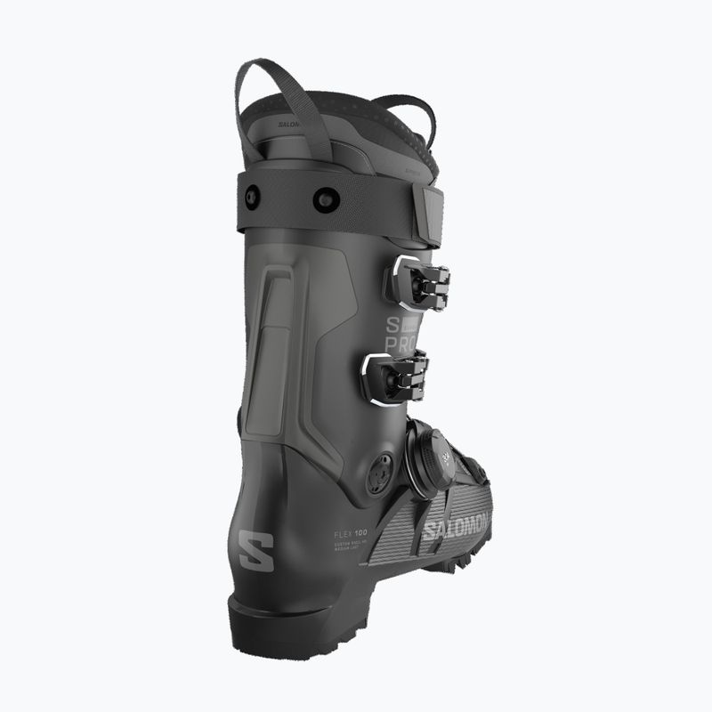 Чоботи лижні чоловічі Salomon S/PRO Supra S Boa 100 black/beluga met/dark grey met 5