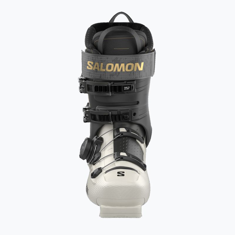 Черевики лижні жіночі Salomon S/PRO Supra S Boa 105 W gray aurora/black/gold met 3