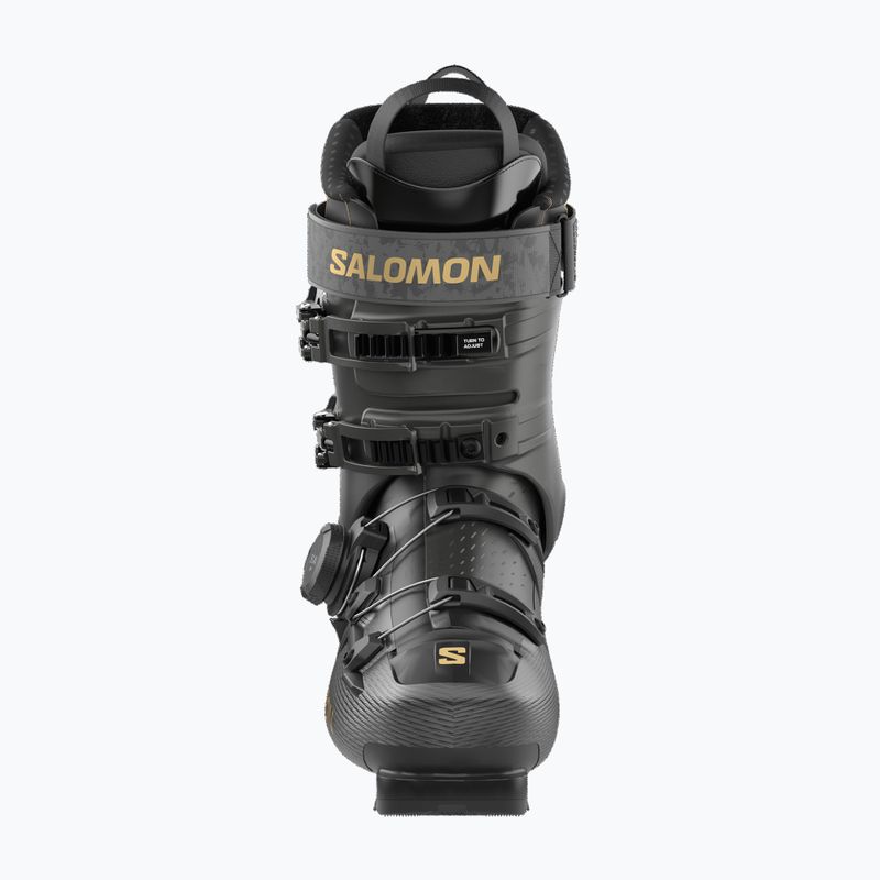 Черевики лижні жіночі Salomon S/PRO Supra S Boa 95 W black/beluga met/gold met 2