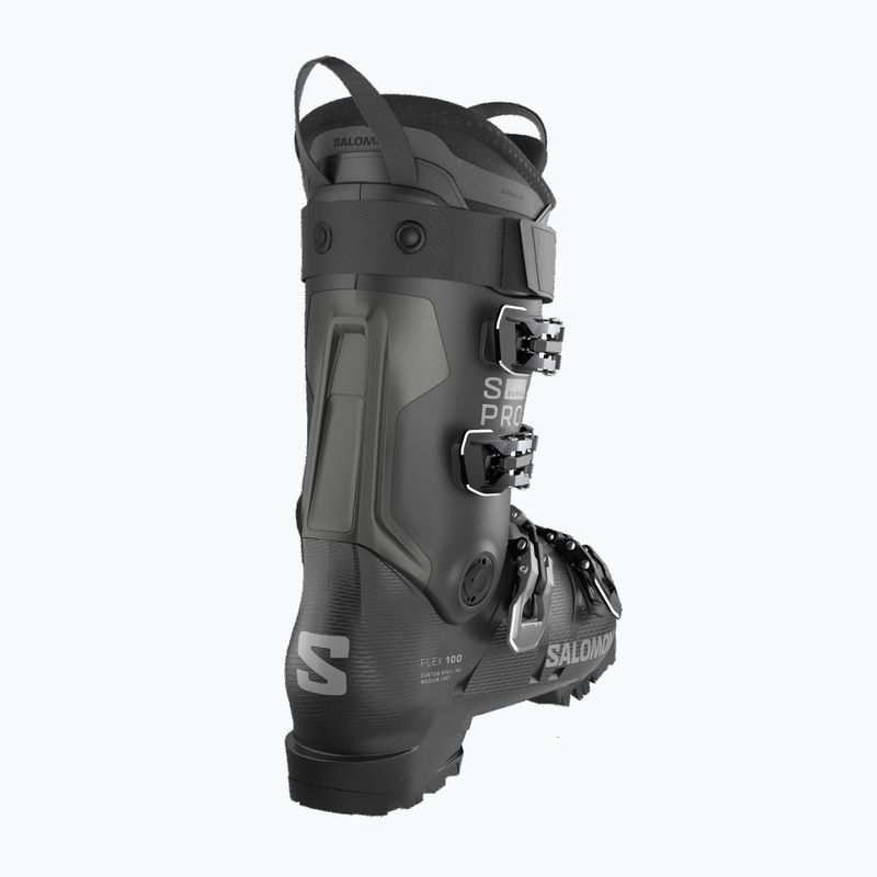 Чоботи лижні чоловічі Salomon S/PRO Supra 100 black/dark gray met/beluga 3