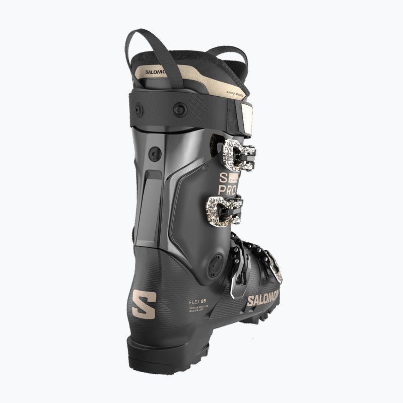 Черевики лижні жіночі Salomon S/PRO Supra 95 W black/dark gray met/light bronze met 3