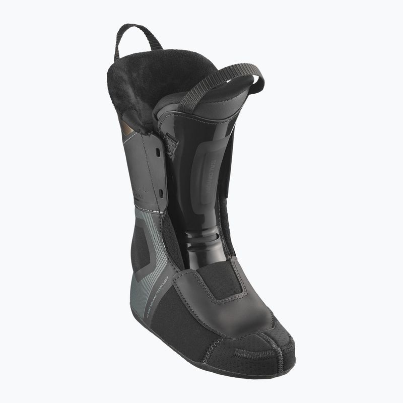 Черевики лижні жіночі Salomon S/PRO Supra 95 W black/dark gray met/light bronze met 5