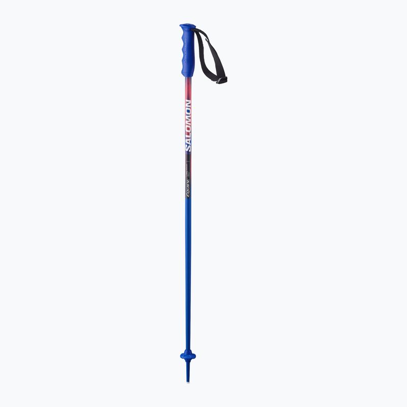 Палиці лижні дитячі Salomon Equipe ALU Jr race blue/red 2