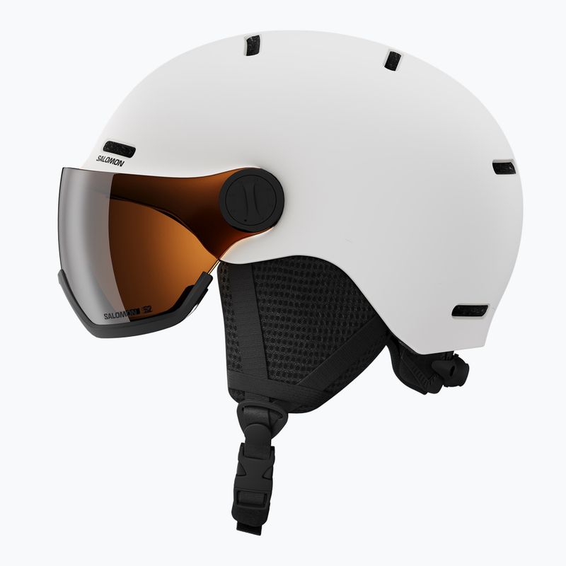 Шолом лижний дитячий Salomon Orka Visor Jr S2 white 3