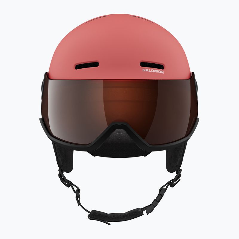 Шолом лижний дитячий Salomon Orka Visor Jr S2 sun kissed coral 5