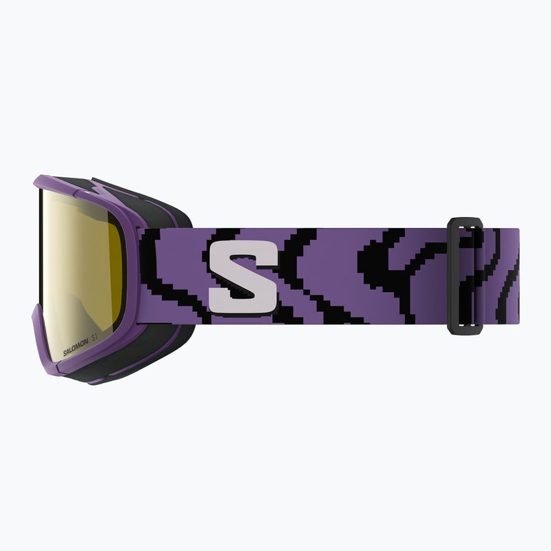 Окуляри лижні дитячі Salomon Lumi Acces Jr S1 pansy/flash yellow 4