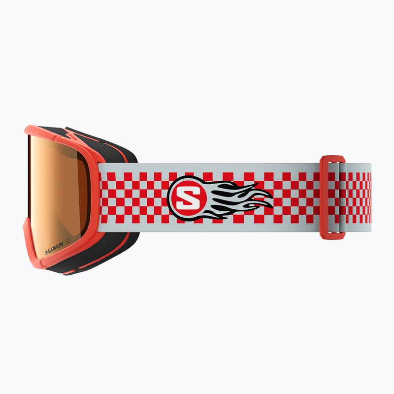 Окуляри лижні дитячі Salomon Rio S2 cherry tomato/flash tonic orange 3