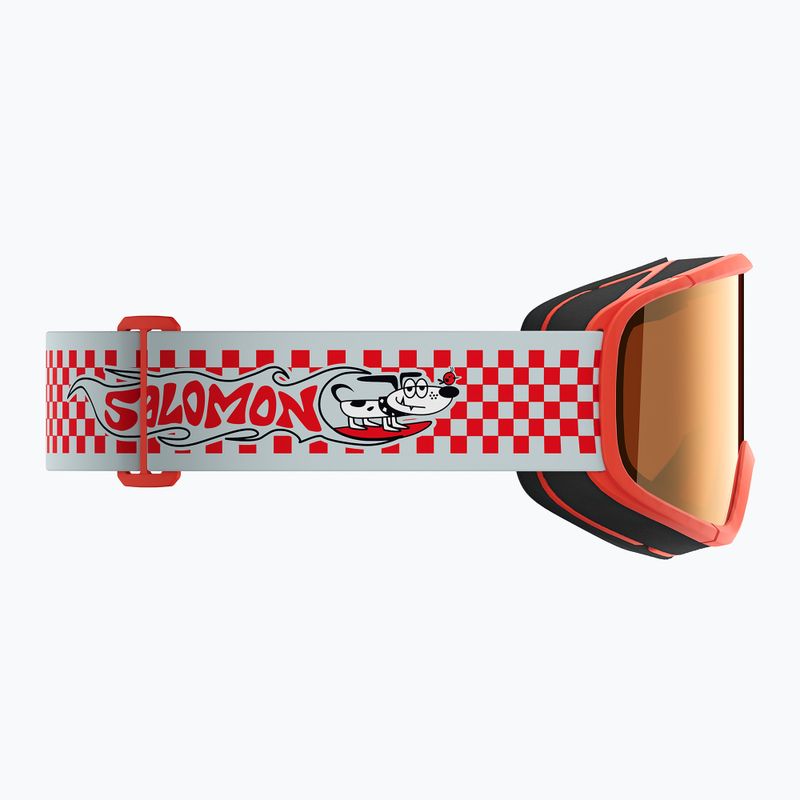 Окуляри лижні дитячі Salomon Rio S2 cherry tomato/flash tonic orange 4