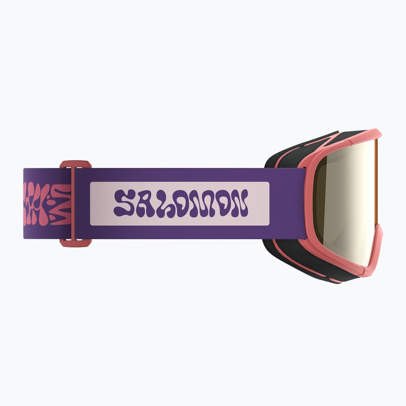 Окуляри лижні дитячі Salomon Rio S2 smoke blue/flash gold 5