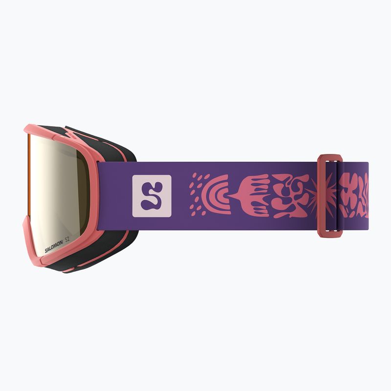Окуляри лижні дитячі Salomon Rio S2 sun kissed coral/flash gold 4
