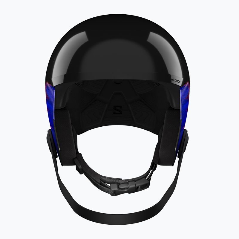 Шолом лижний дитячий Salomon Equipe Fis + Chinguard Jr black/flames 2