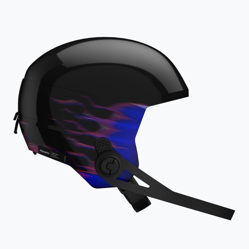 Шолом лижний дитячий Salomon Equipe Fis + Chinguard Jr black/flames 3