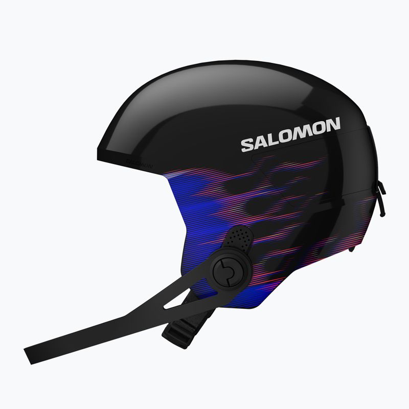 Шолом лижний дитячий Salomon Equipe Fis + Chinguard Jr black/flames 4