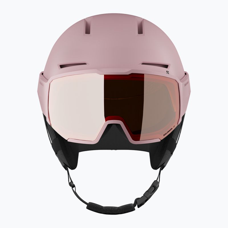 Шолом лижний Salomon Osmo Dawn Pink/Flash Tonic/Orange 5