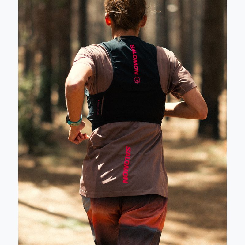 Жилет для бігу Salomon S/Lab Sense 6 Courtney Edition black/rose taupe 8