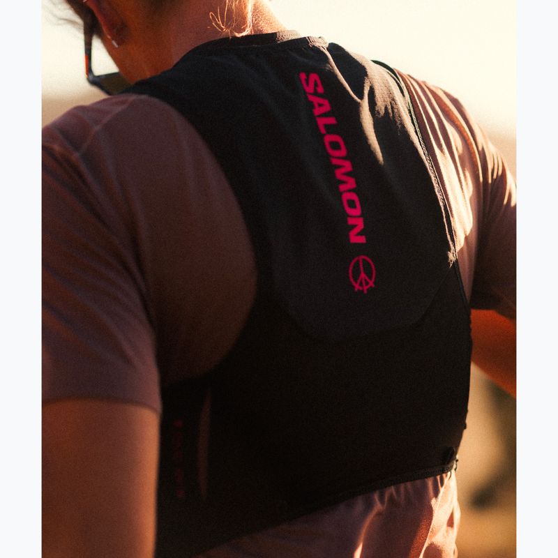 Жилет для бігу Salomon S/Lab Sense 6 Courtney Edition black/rose taupe 9