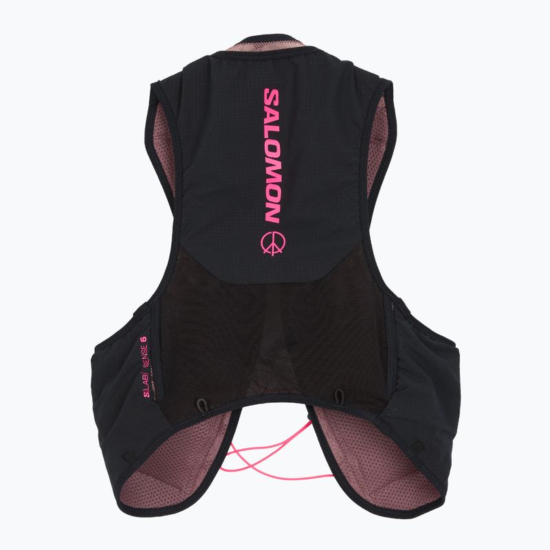 Жилет для бігу Salomon S/Lab Sense 6 Courtney Edition black/rose taupe 2