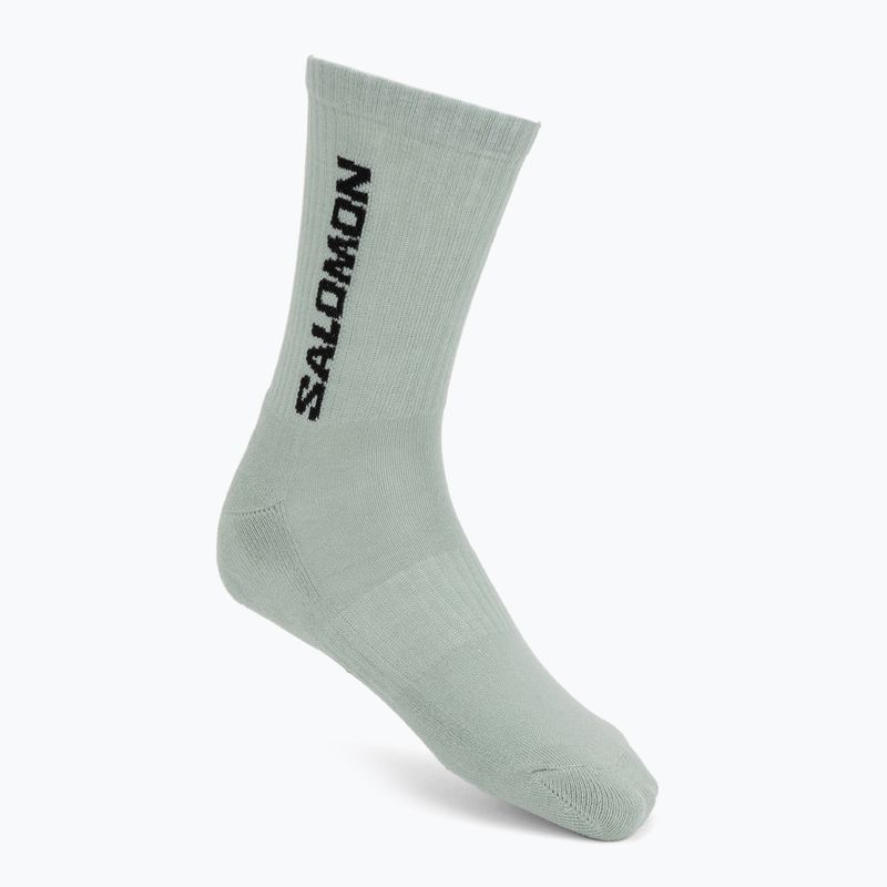 Шкарпетки Salomon Everyday Crew 3 pack stormy weather/sea foam/mustang 2