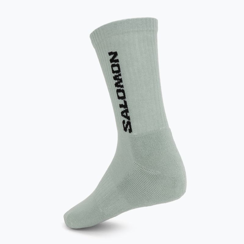 Шкарпетки Salomon Everyday Crew 3 pack stormy weather/sea foam/mustang 5