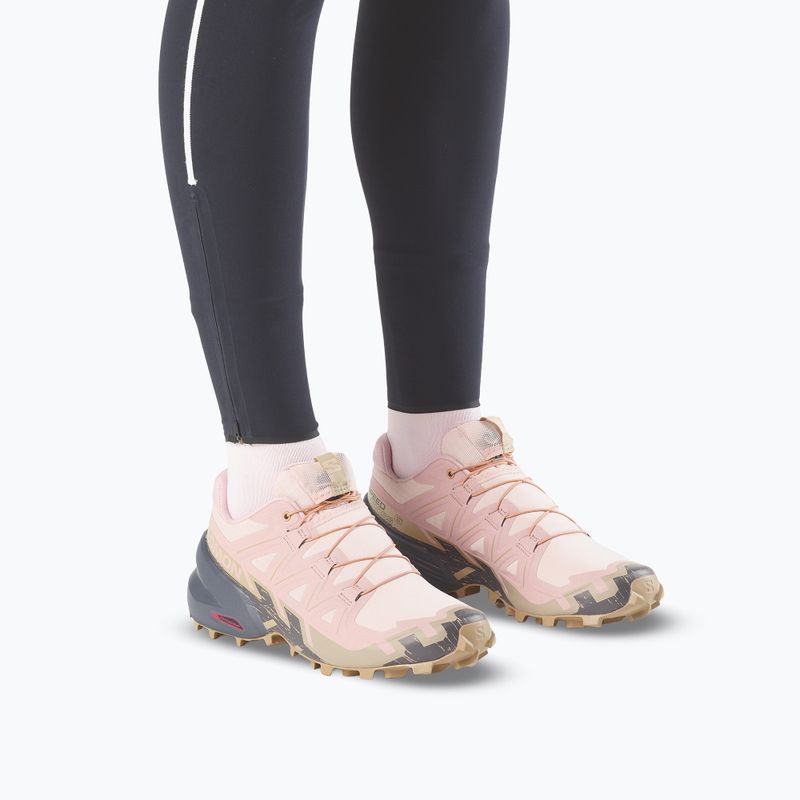 Кросівки для бігу жіночі Salomon Speedcross 6 tapioca/shadow gray 6