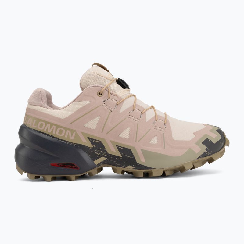 Кросівки для бігу жіночі Salomon Speedcross 6 tapioca/shadow gray 2