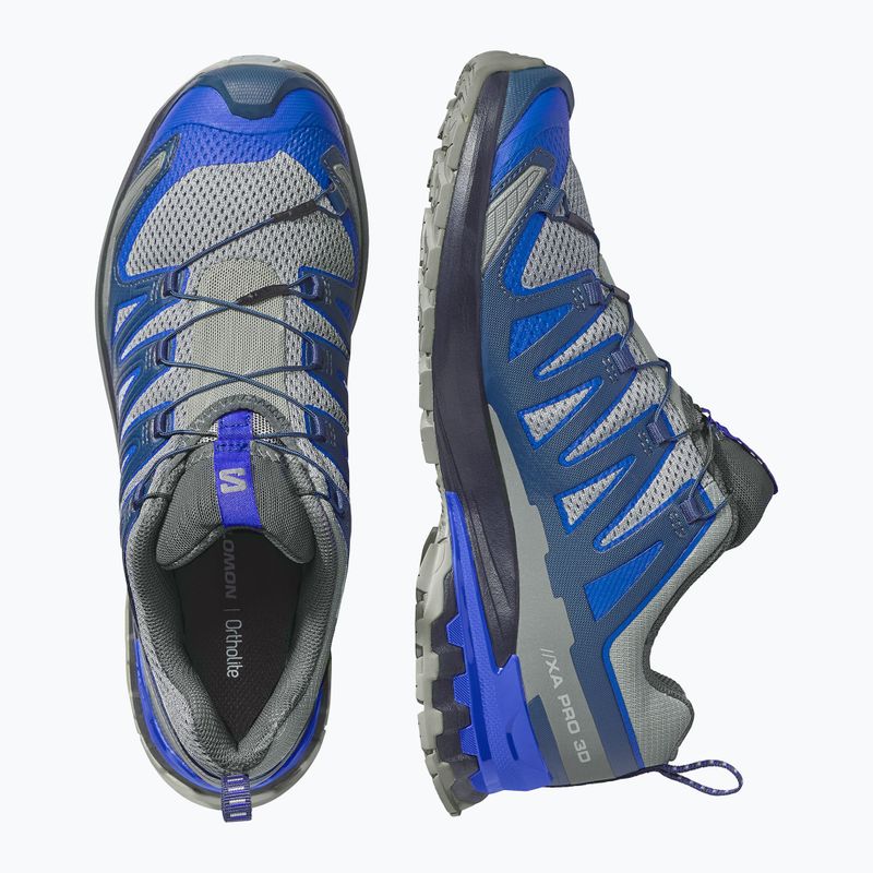 Кросівки для бігу чоловічі Salomon XA Pro 3D V9 wrought iron/spellbound 3