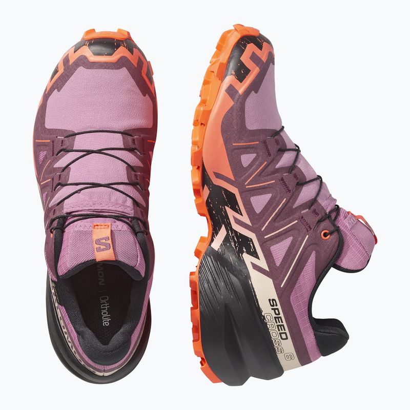 Кросівки для бігу жіночі Salomon Speedcross 6 GTX dusky orchid/huckleberry 4