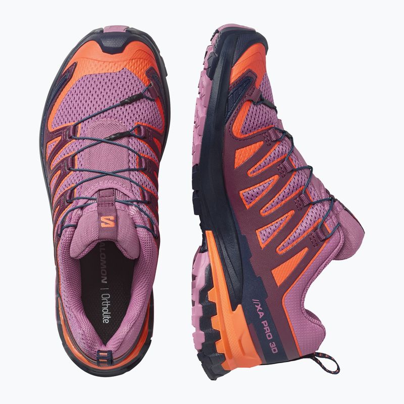 Кросівки для бігу жіночі Salomon XA Pro 3D V9 dusky orchid/huckleberry 3